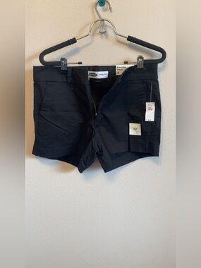 Old Navy Black High-Rise Casual Women's Shorts